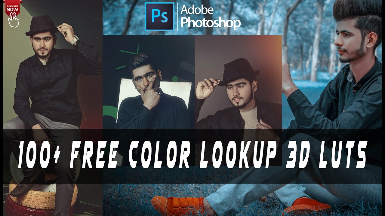 100 color lookup photoshop 3d lut for photoshop new editing tutorials