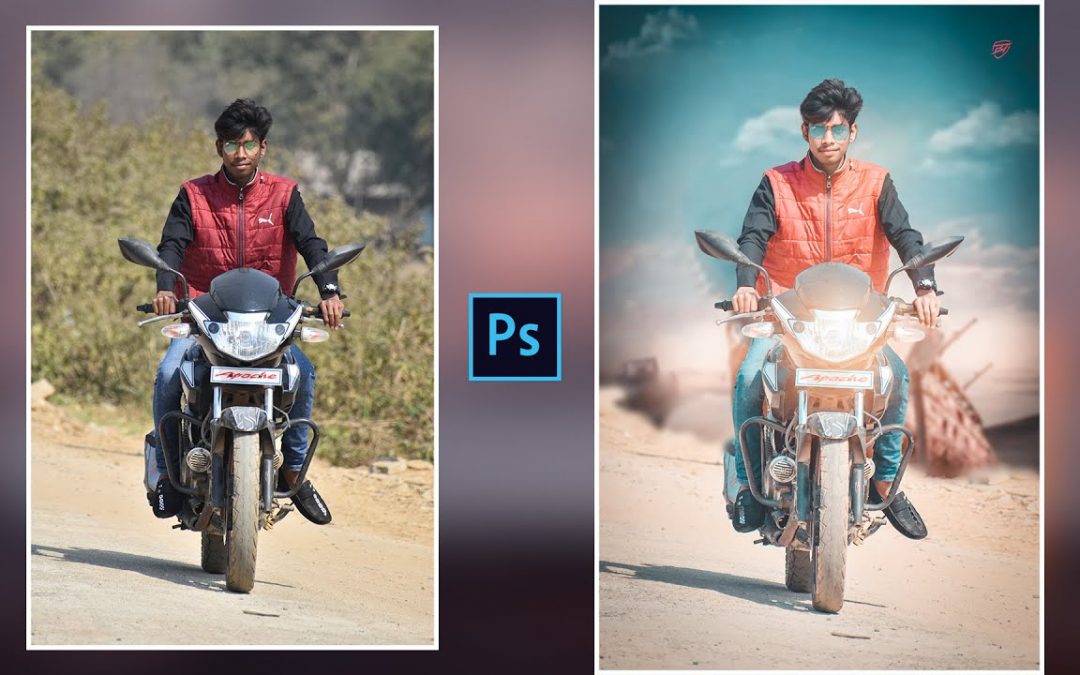 Half Background Change Photo editing and Retouching photo edit in Photoshop Tutorial