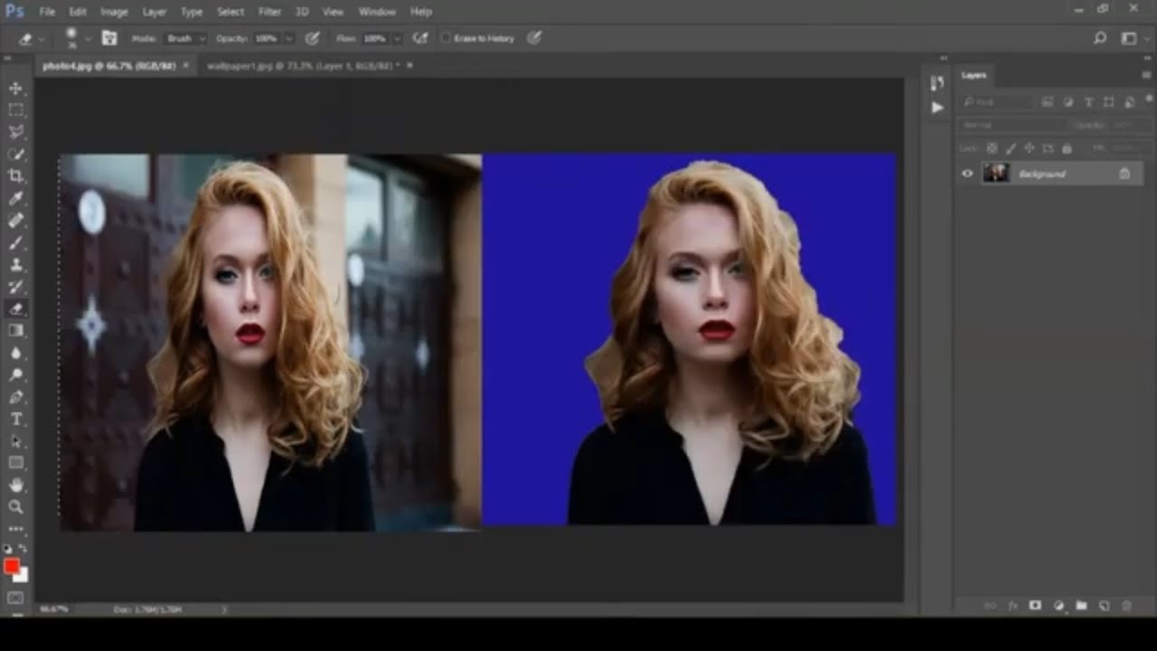 how to change background in photoshop | photoshop basic editing in hindi tutorial