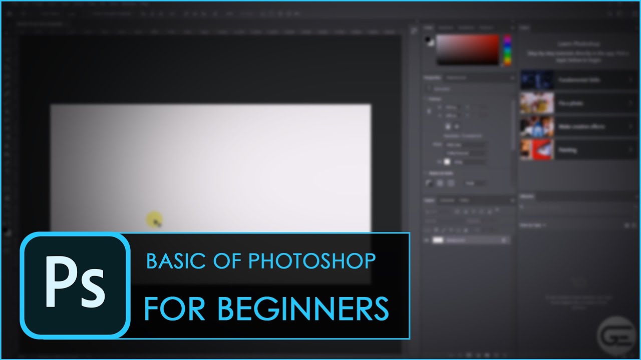 BASIC OF PHOTOSHOP for completely beginners | HINDI | Photoshop tutorial | Graphical ERA