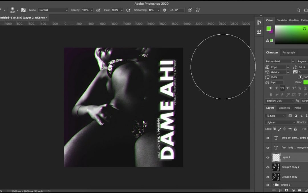 How To Create Sexy Dark Album Cover – SpeedArt #Tutorial On Photoshop