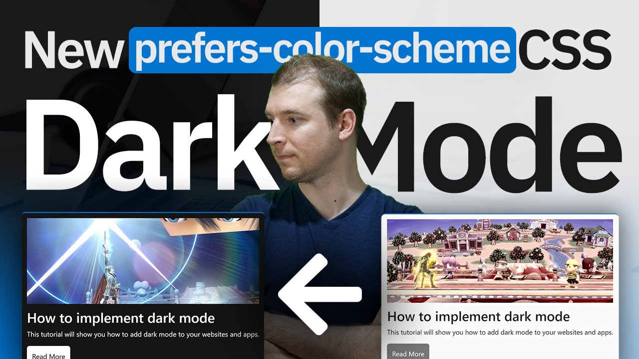 Dark Mode UI Toggle: Tutorial using CSS prefers-color-scheme