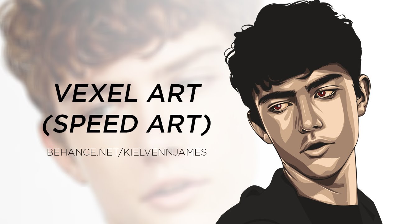 [Speed Art] Vexel Portrait in Adobe Photoshop CC 2019 | Minimal