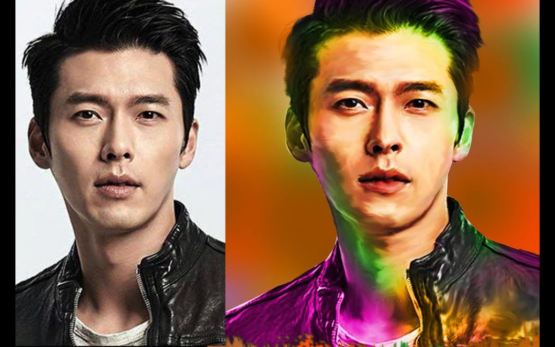 HYUN BIN Digital Painting Effect  – Photoshop Tutorial