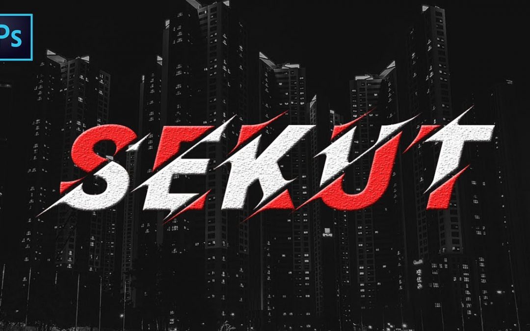 Cara Membuat Typography Desain "SEKUT" dengan Photoshop | Photoshop Tutorial