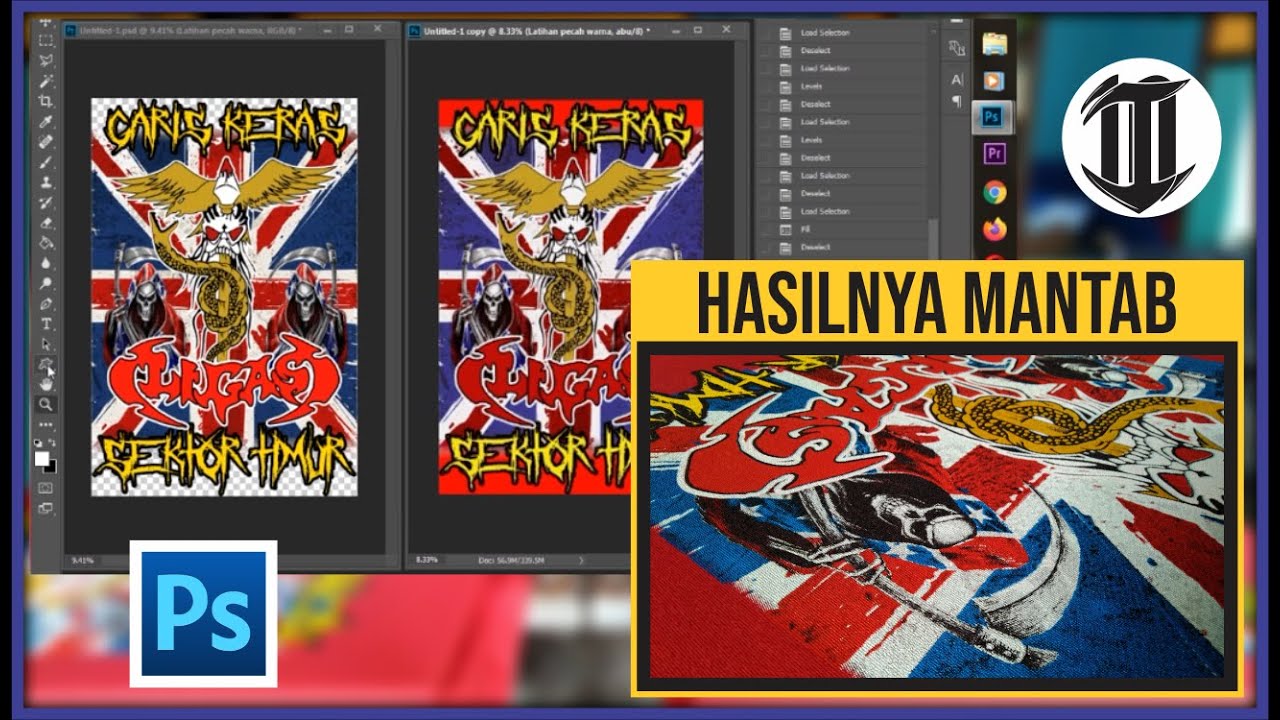 Spot color photoshop tutorial  sablon raster Dieno 