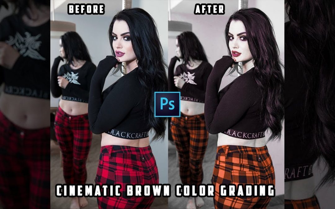 Cinematic Brown Color Grading in Photoshop | Camera Raw Filter | Adobe Photoshop