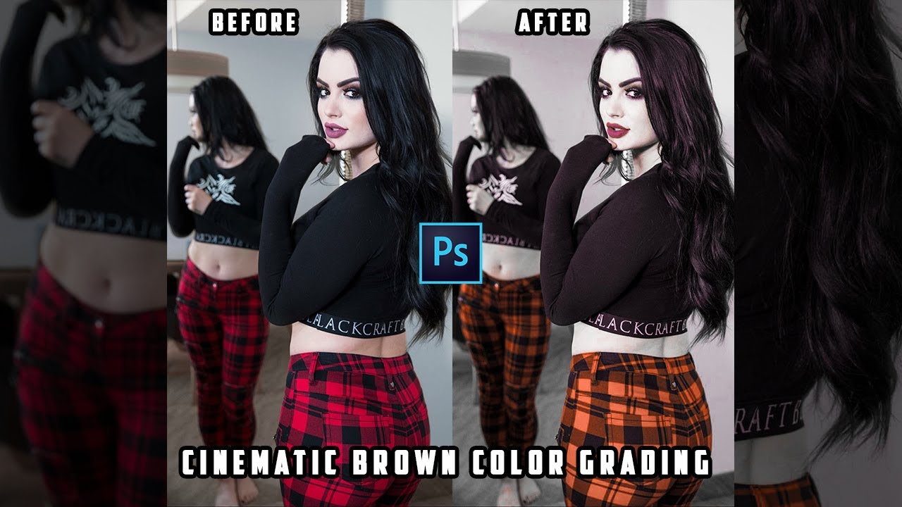 Cinematic Brown Color Grading in Photoshop | Camera Raw Filter | Adobe Photoshop