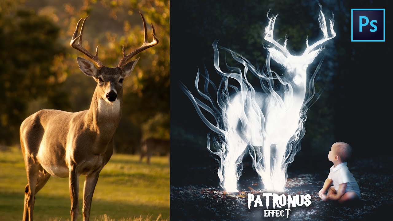 How to Create Patronus Effect on Photoshop | Photoshop Tutorial | Photoshop Manipulation