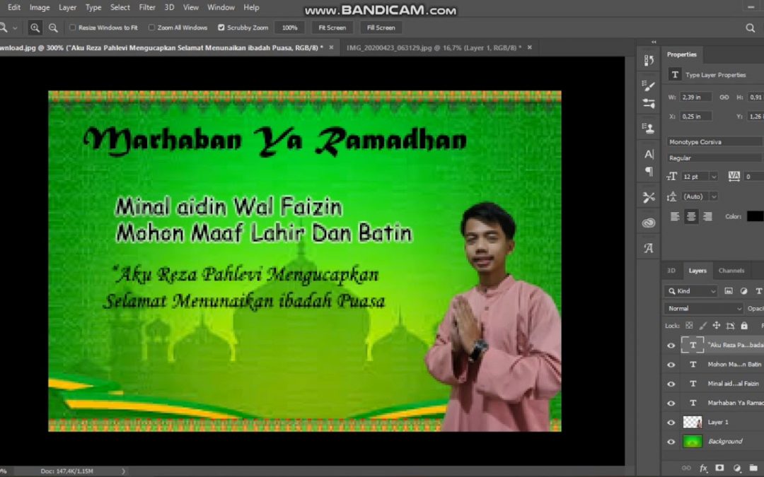 Tutorial Dasar Adobe Photoshop | Edit Poster Ramadhan untuk pemula | Poster Design –  Part #1