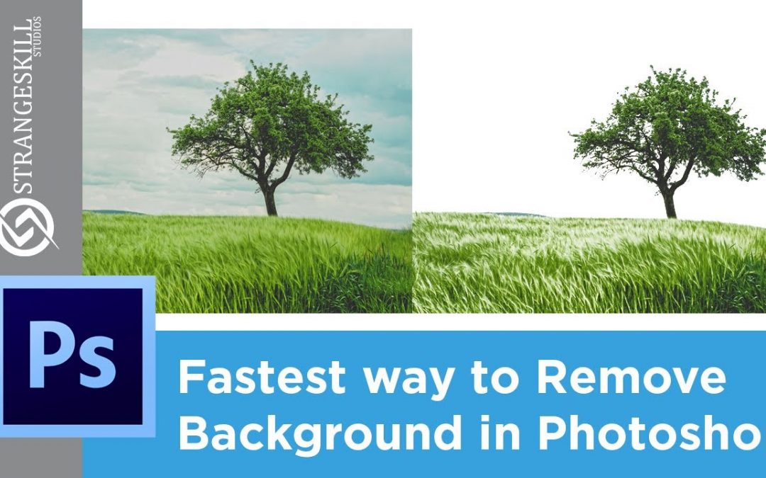 Fastest Way to Remove Background in Adobe Photoshop (Transparent I) | Strange Skill Studios