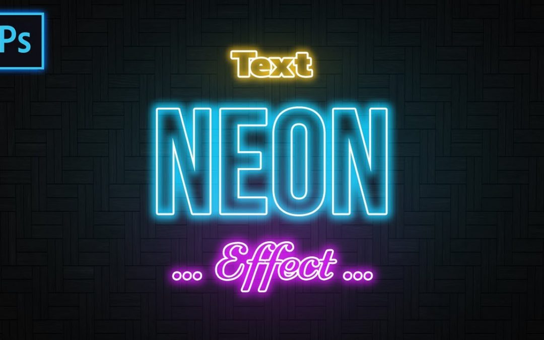 COMO CREAR TEXTO DE NEÓN con PHOTOSHOP