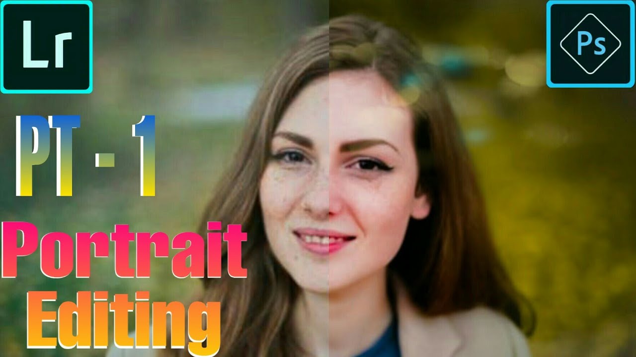 Portrait Photo Editing Tutorial | Adobe Lightroom | Adobe Photoshop | Color Grading | in 5 Minutes .