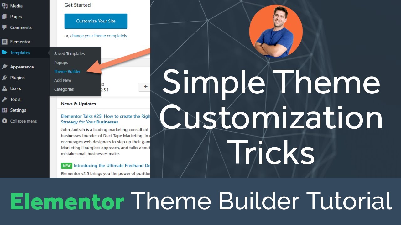 Build Your Own Theme with Ease! Completely customize your Wordpress Blog with Elementor Pro Tutorial