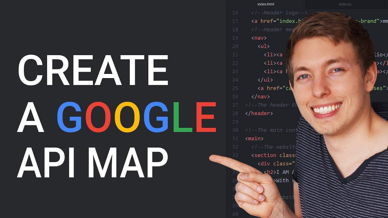 how to create google map in html