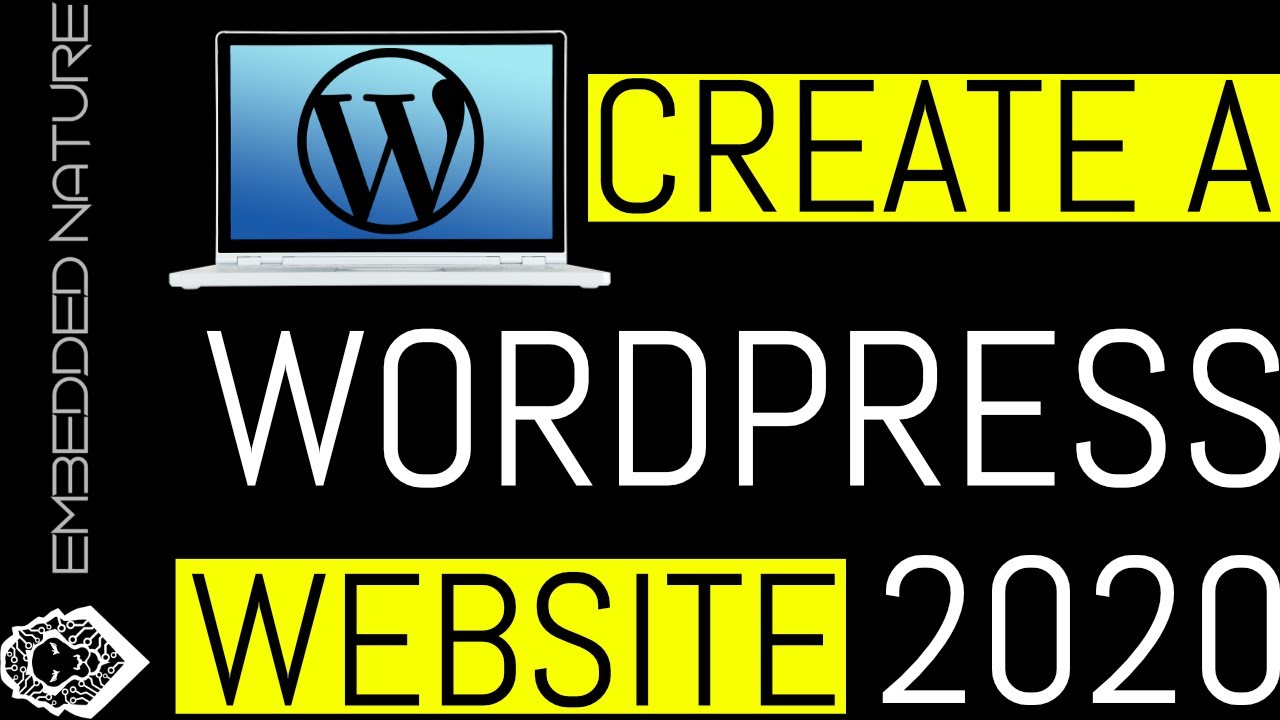 Create Your Own Website With WordPress | 2020 Walkthrough part 1