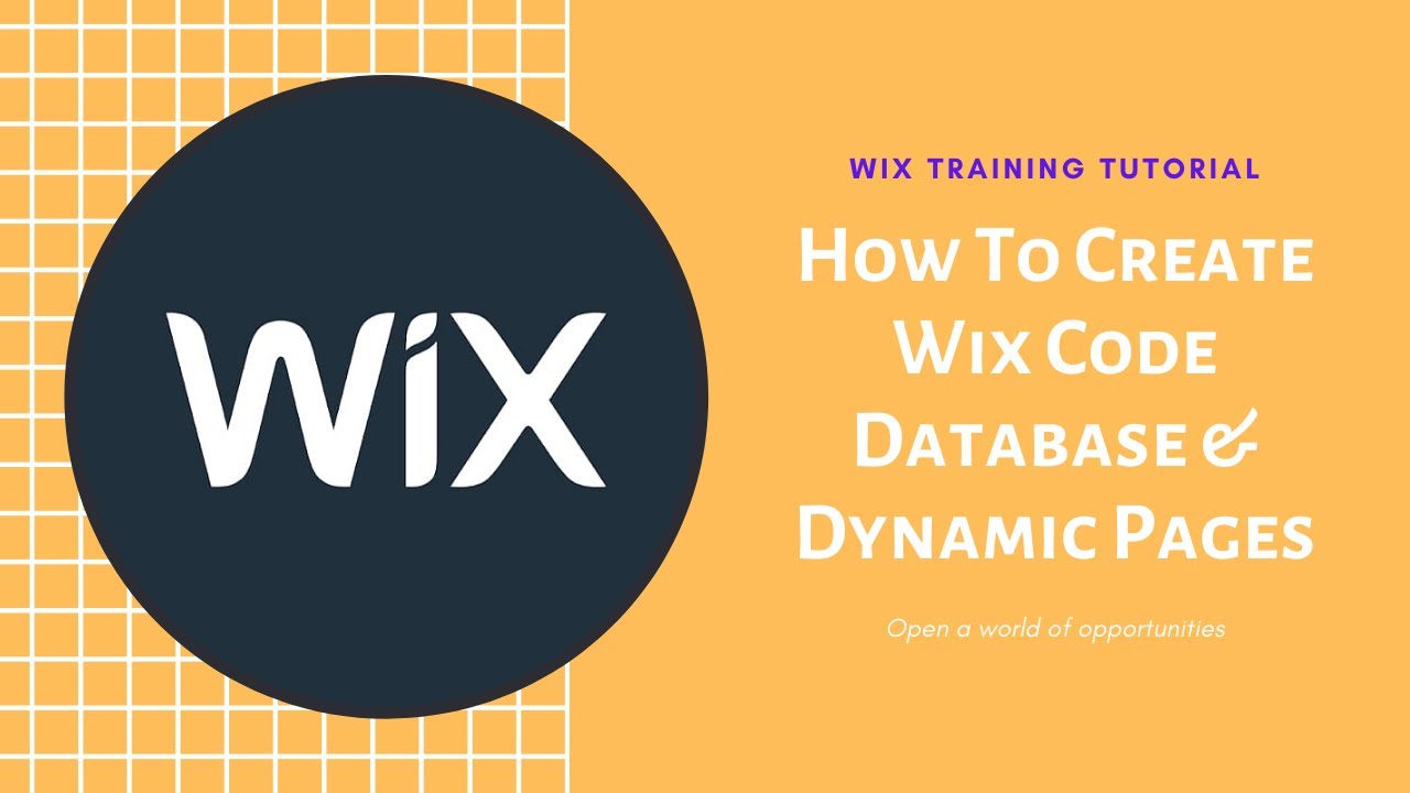 How To Create Wix Code Database and Dynamic Pages | Wix.com Tutorial