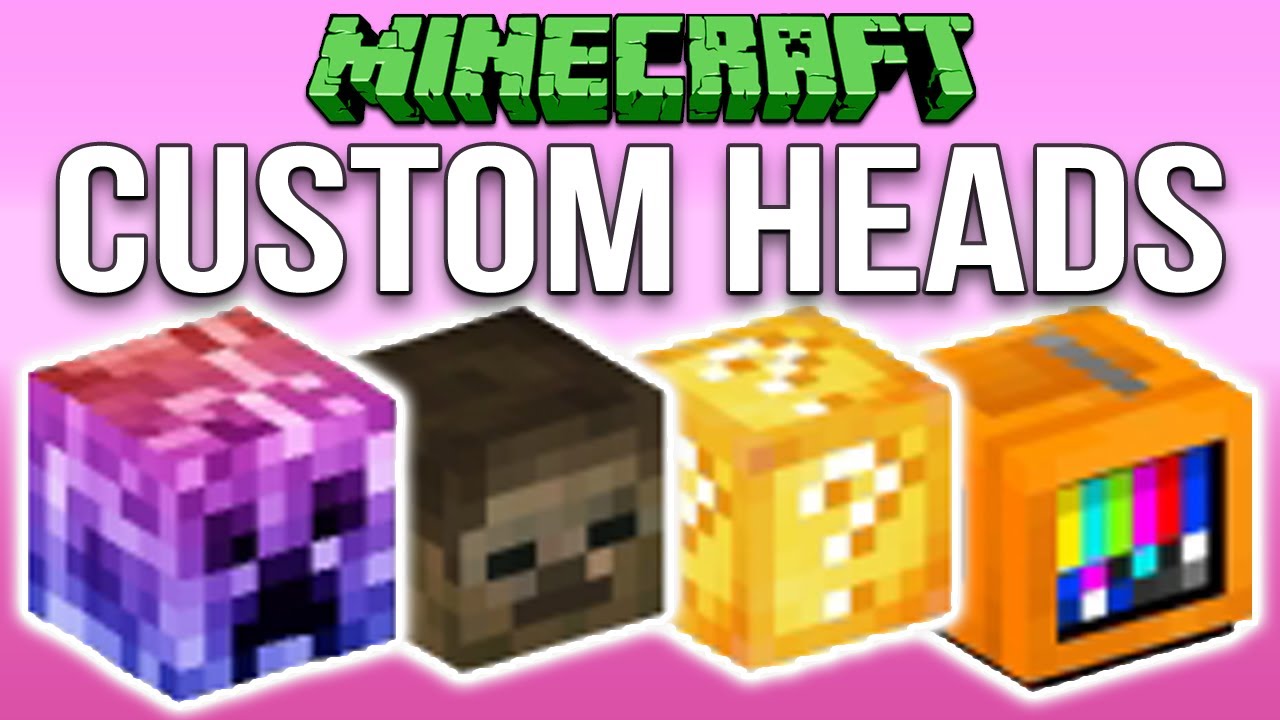 Minecraft 1.12: How To Make Custom Heads Tutorial