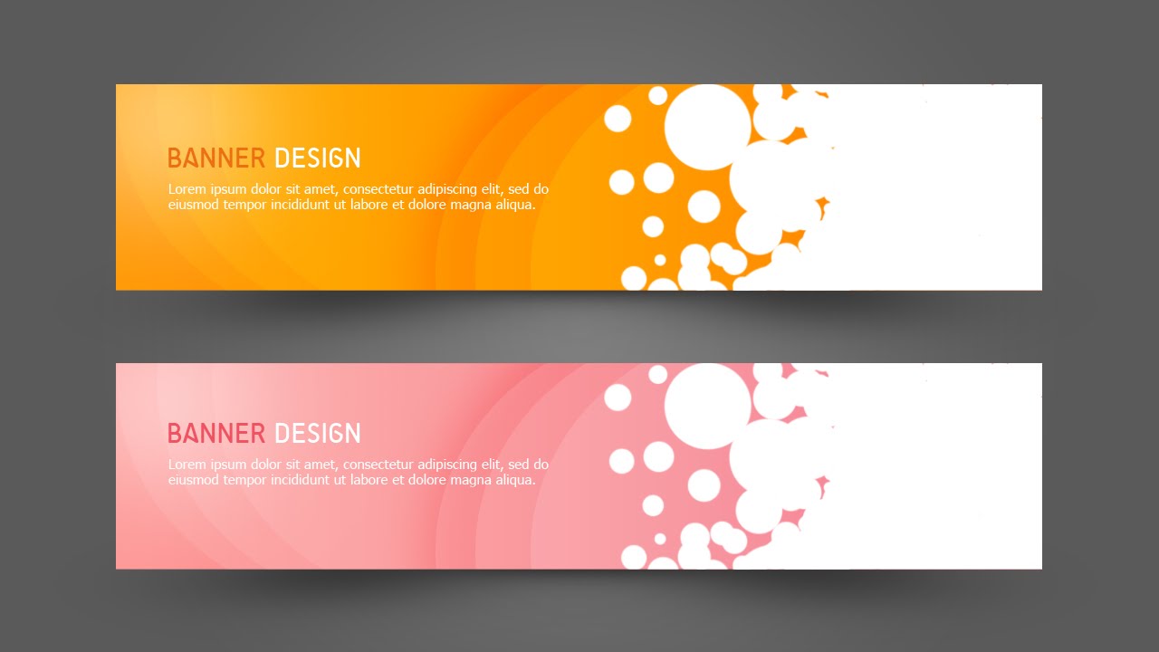 Photoshop Tutorial Web Design Simple Banner