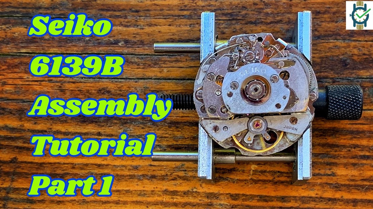 Seiko 6139B Assembly Tutorial (Part 1) -Train & Chrono Works