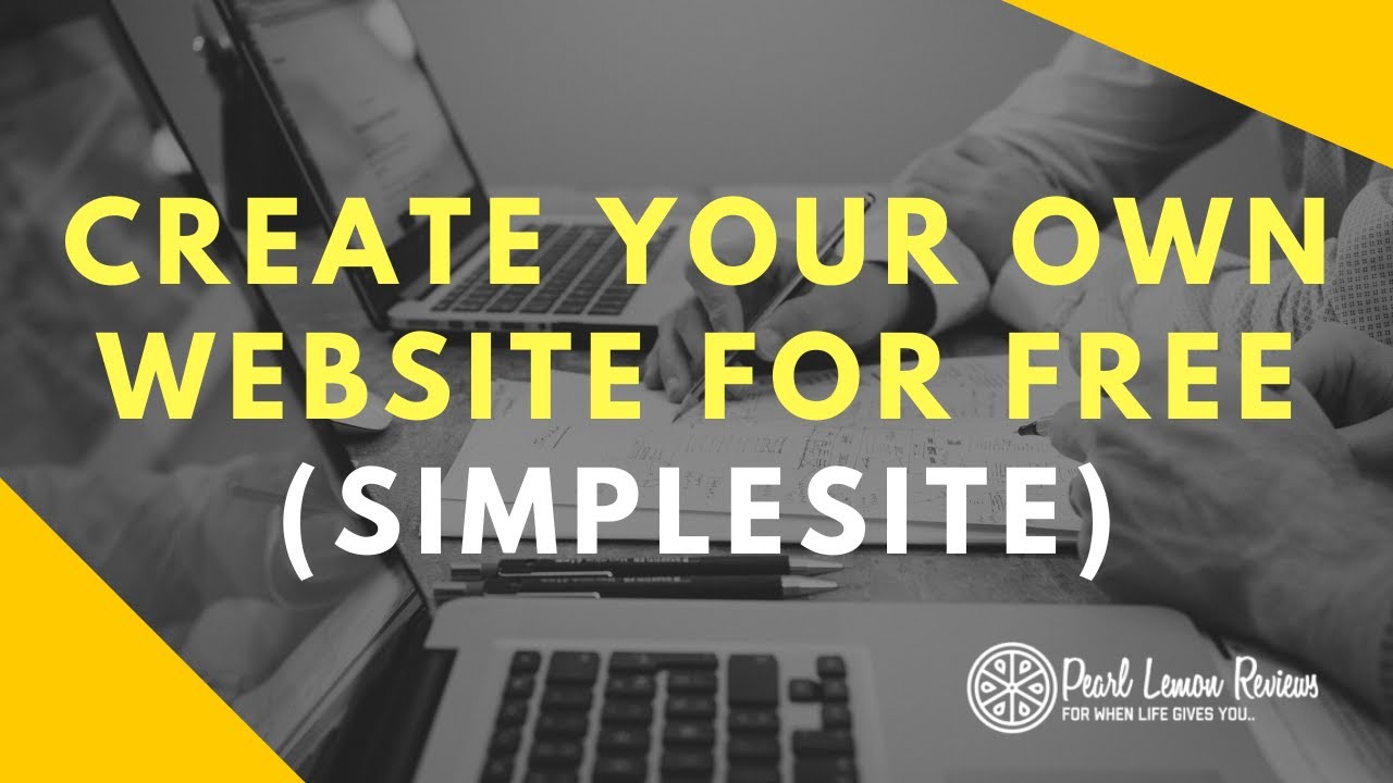 Simplesite Tutorial | How To Create A Free Website With Simplesite | Pearl Lemon Reviews