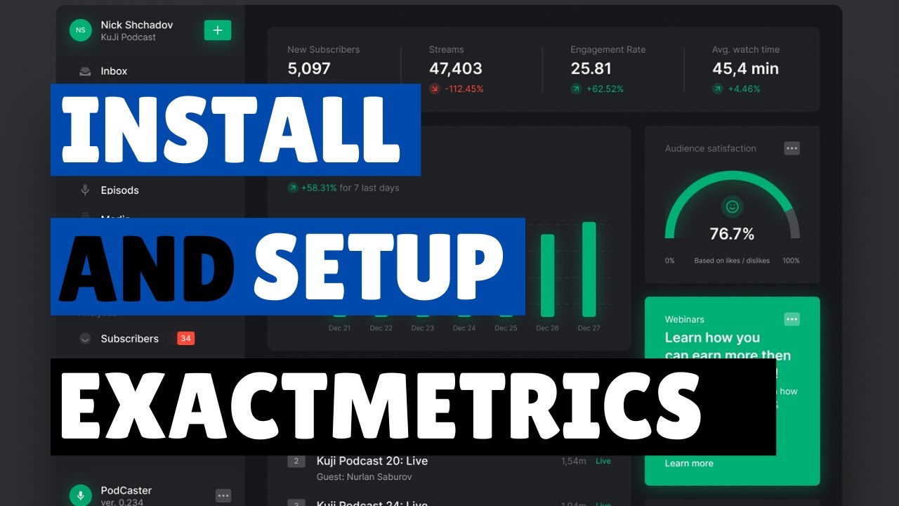 How To Install Google Analytics For WordPress | Exactmetrics