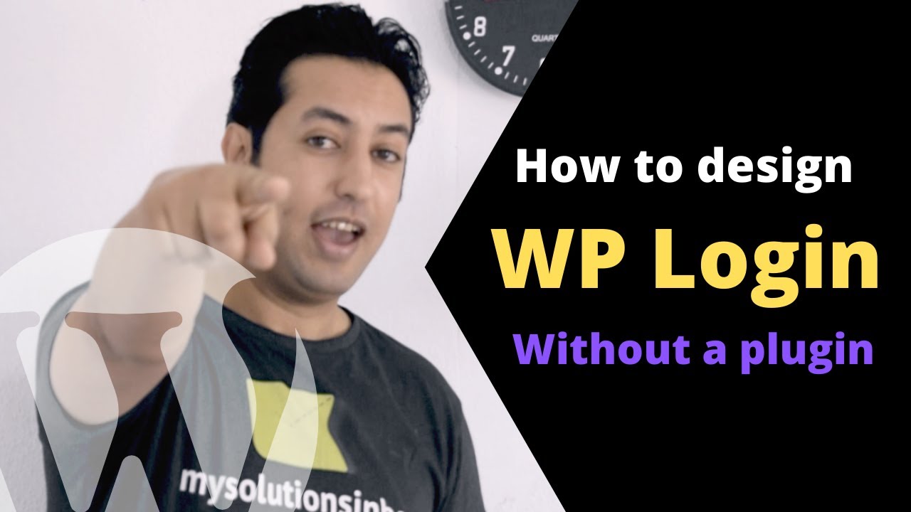 How to Design WordPress Login Area Without a Plugin - Copy & Paste Code Snippet - [NEW]