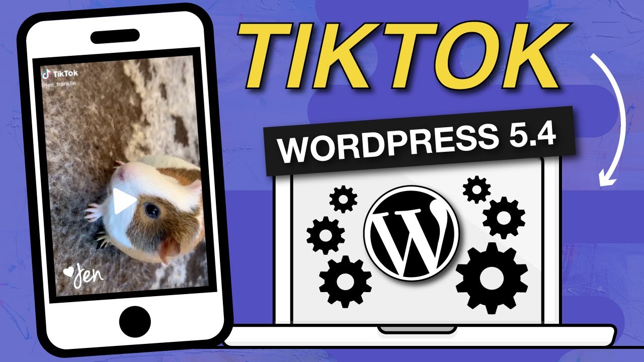 How to EMBED TIKTOK VIDEO in WordPress Website ADD TIK TOK VIDEOS WordPress 5.4 NEW Content Block