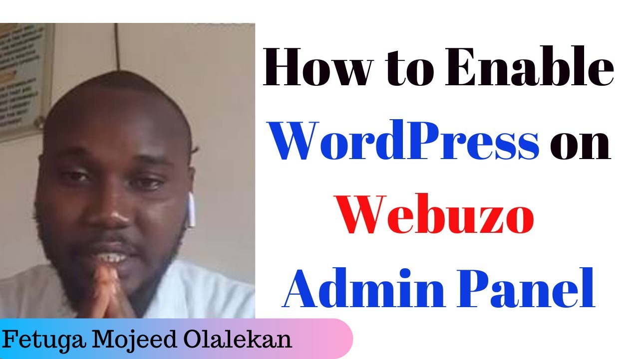 How to Enable WordPress on Webuzo Admin Panel