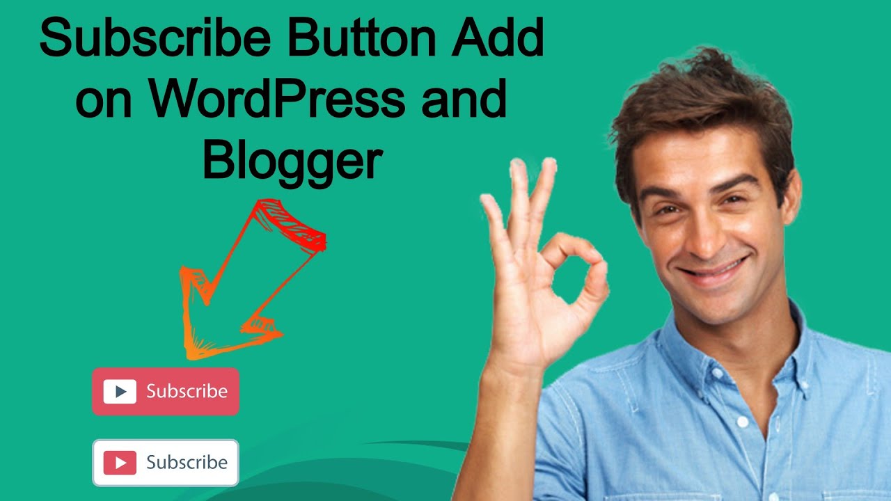 How to Subscribe Button Add on WordPress and Blogger | 2020 Bengali Tutorial