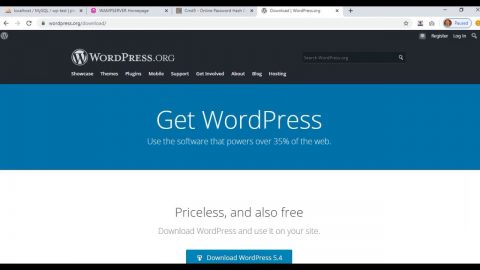 how to use wamp server with wordpress