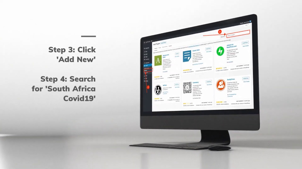 How to install the WordPress COVID19 plugin to make your .ZA site compliant with COVID regulations