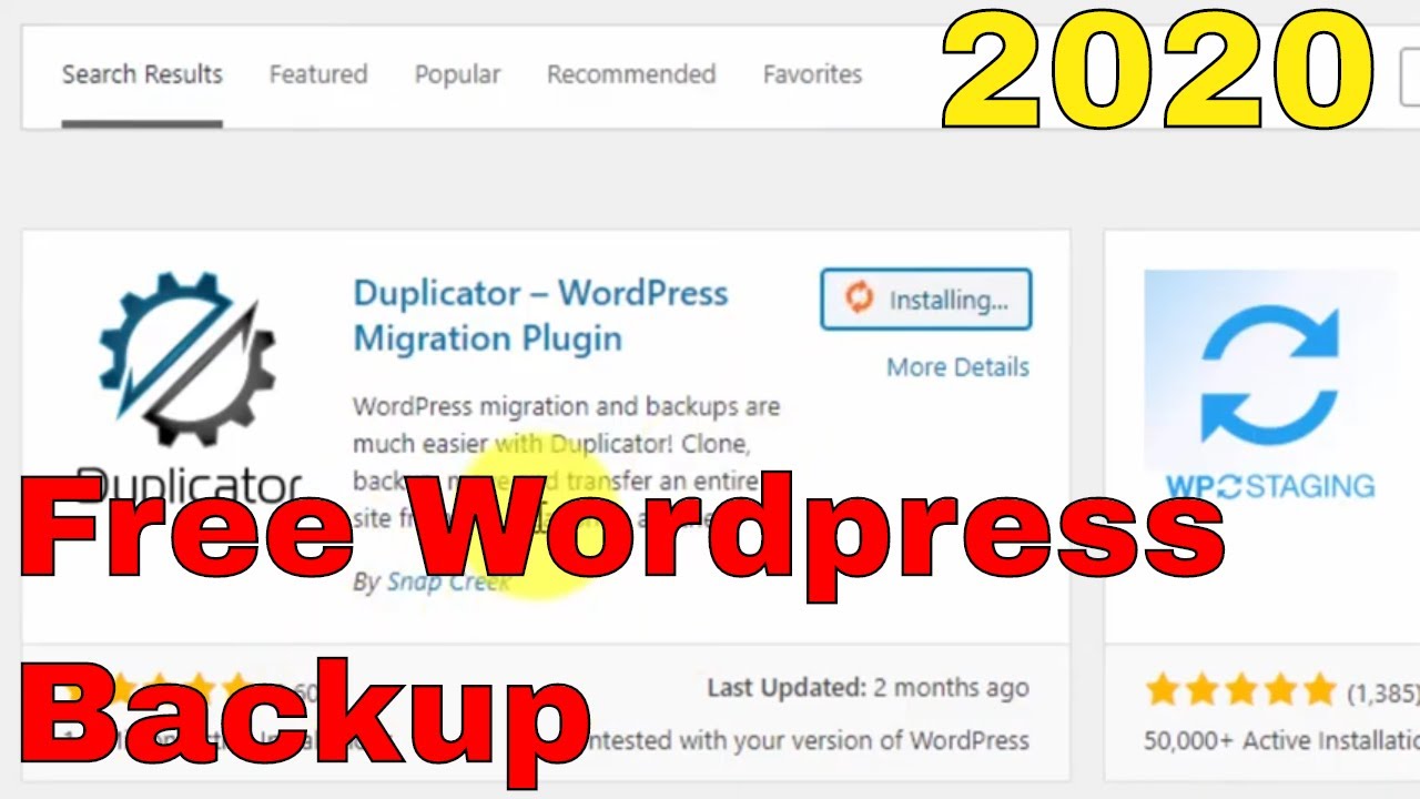 How to use Wordpress Duplicator plugin to create backup manually in 5 mins