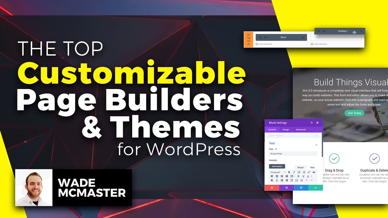 Top 12 Customizable WordPress Page Builder Plugins & Themes (for 2020)