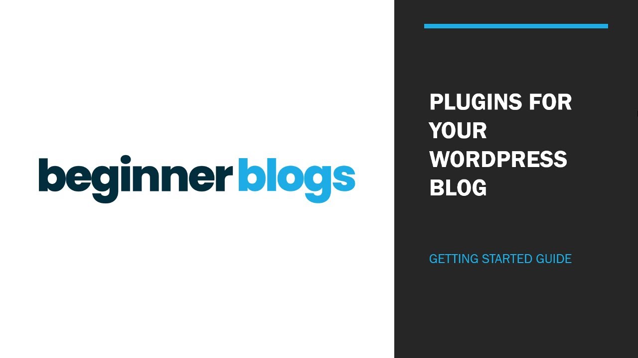 Video 10 - The First Three Plugins for your WordPress Blog