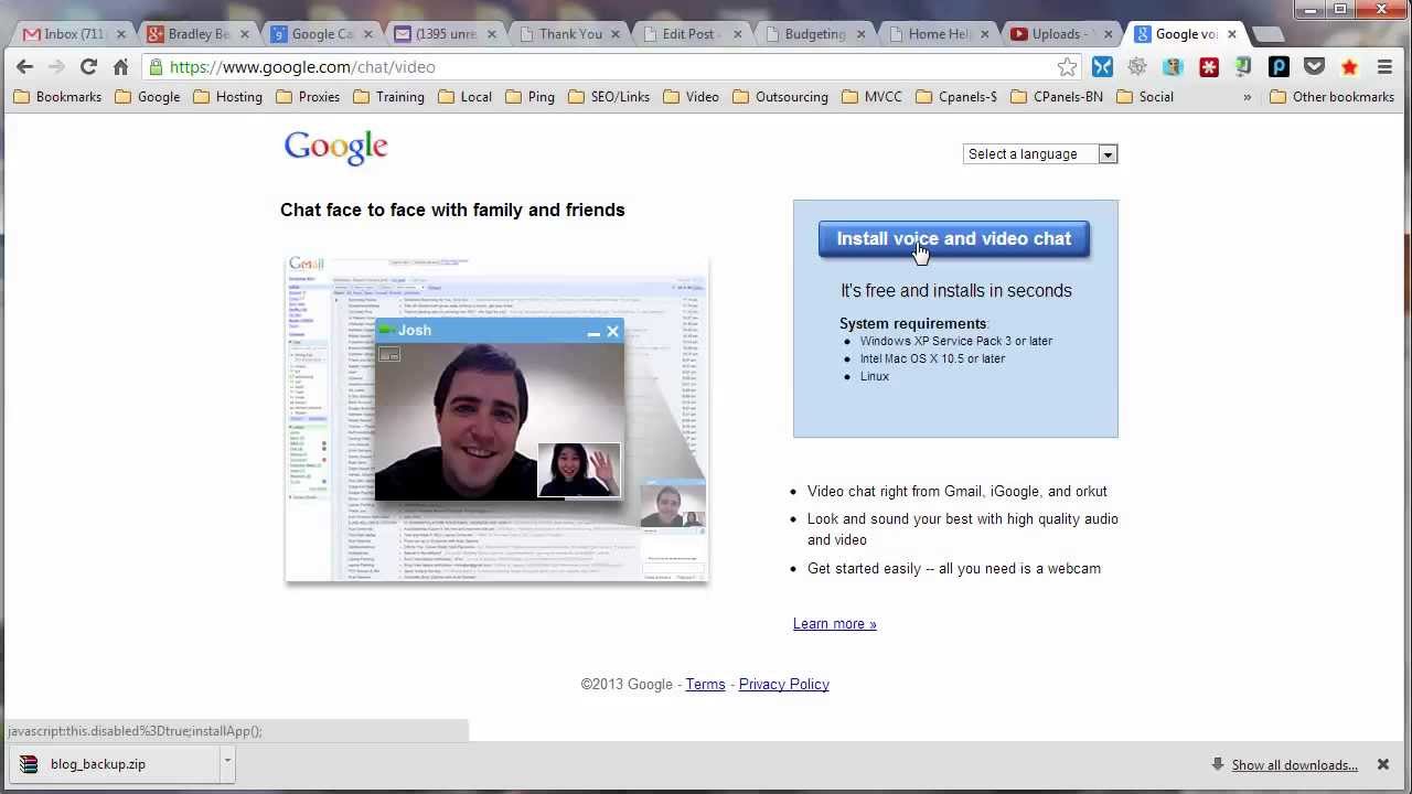 Voice and Video Chat Plugin Installation