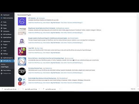 WP TRAFFIC Install Plugin