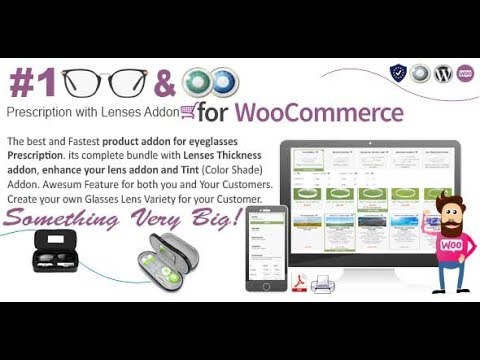 WooCommerce EYE Glasses and Lenses Prescription Wordpress Plugin