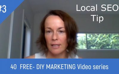 search engine optimization tips – 40 Day DIY MARKETING Video Series- #3 Local SEO Tip