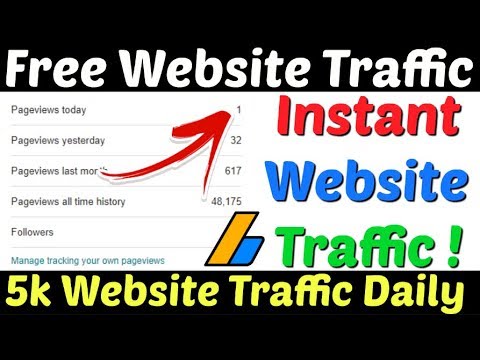 Free Website Traffic 2020 | Get Instant Real Free Website Traffic | Website Traffic Kaise Badhaye