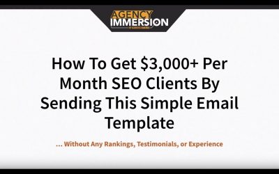 search engine optimization tips – How To Get $3,000+ Per Month SEO Clients With Cold Email (Part 1)