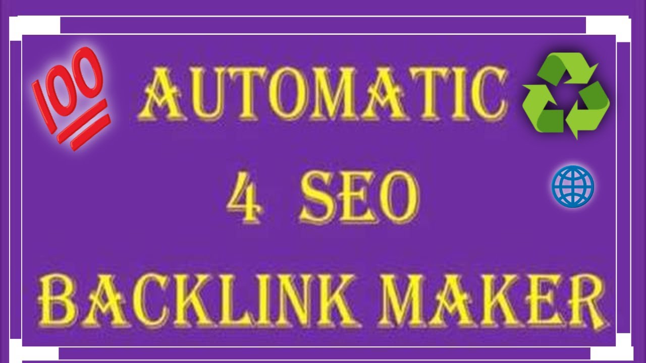 How To Make Backlink Automatically for your website SEO