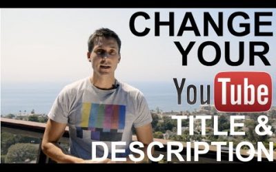 search engine optimization tips – How to Change Your Title & Description (YouTube Tutorial)