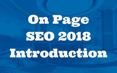 search engine optimization tips – On Page SEO 2018 Introduction