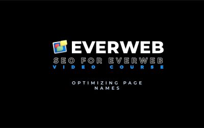 search engine optimization tips – Optimize Your Page Names in EverWeb for Better SEO