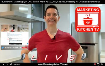 search engine optimization tips – RON VINING: Marketing Q&A LIVE: 4 More Ans to AI, SEO, Ads, ChatBots, Budgeting vs. Creative Biz Qs