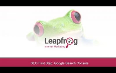 search engine optimization tips – SEO First Step: Google Search Console