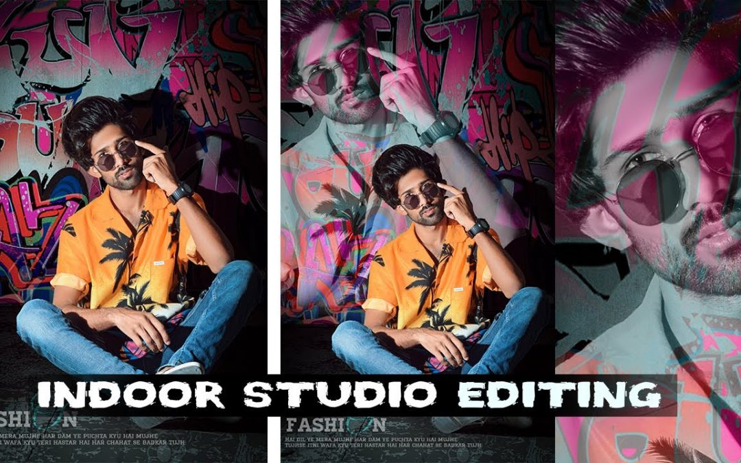 INDOOR  STUDIO  Editing photoshop cc tutorial How to make photo Shadow in Background  dil studio