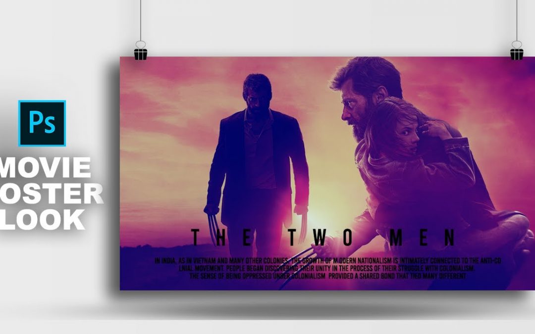 Make a Movie Poster look in Adobe Photoshop CC 2002