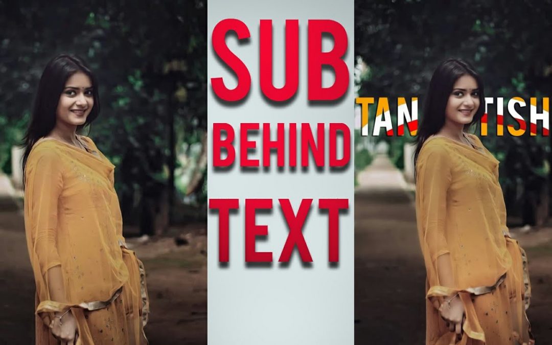 Subject Behind The Text – Photoshop Tutorial